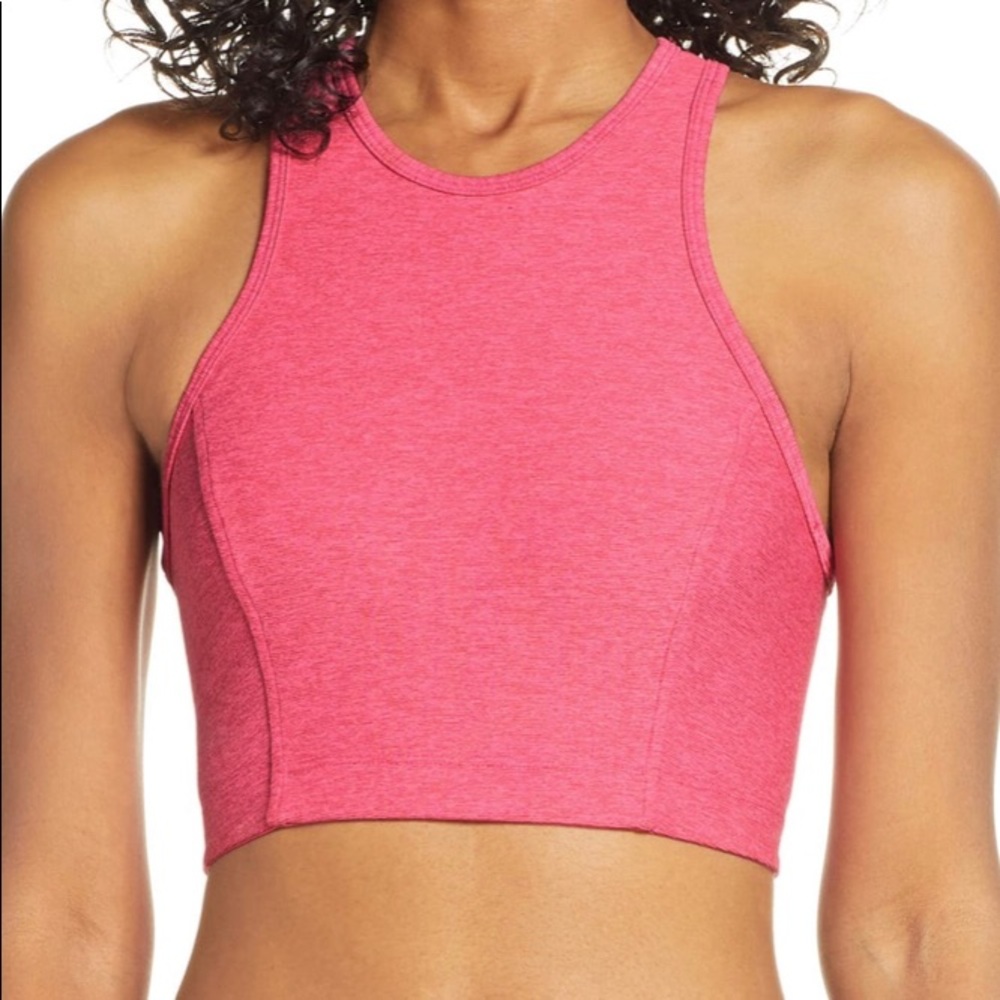 Outdoor Voices - Pink Athena Crop Bra - Size Small